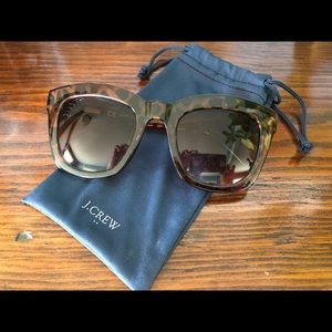 J Crew tortoise shell sunglasses